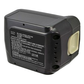 Synergy Digital Power Tool Battery, Works with Makita BCL142 Power Tool, (Li-Ion, 14.4V, 6000 mAh) Ultra High Capacity Battery
