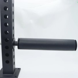 Single Leg Squat Roller for Squat Rack & Power Rack Attachments Heavy Duty Bulgarian Split Squat Workout Equipment for Home GymColor: Black, Size: For 26mm hole diameter
