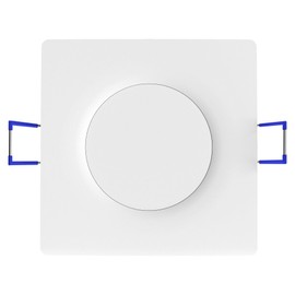 linovum Weevo Set of 6 Recessed Spotlights LED Bathroom Square 3.5 W Warm White 230 V IP44 Ceiling Light Extra Flat Installation 29 mm