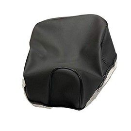 Suzuki Choinori Seat Cover Made in Japan (Thick Fabric) [Fabric Color: Black Seat/Piping: Black] Replacement Type CHRIS-SCH3017-C10
