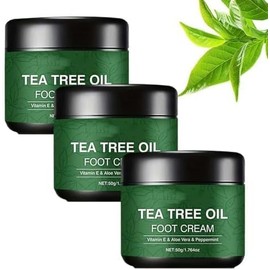 Nueva Crema Hidratante Para Pies 2026 Con Aceite De Árbol De Té, Suaviza Y Renueva Talones Y Pies Secos, Agrietados Y Ásperos (1)