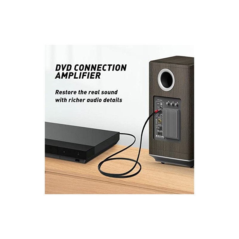Cable de XLR macho dual a RCA 50 pies, cable