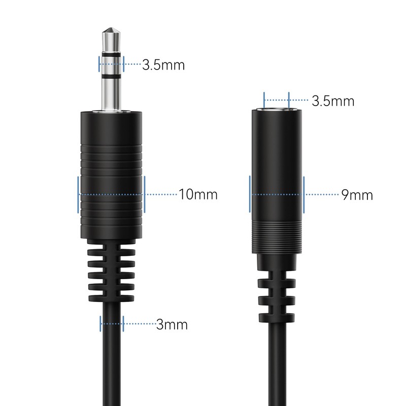HDSupply Audio Cable 3.5 mm Male to 3.5 mm Female