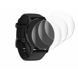 Savvies Pack of 4 Full Screen Protectors for Garmin Venu 3S Full Cover Screen Protector Film [3D Curved, Transparent, Anti-Fingerprint]