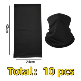 10 Piezas Pasamontanas Media Cara/balaclava/pasamontañas
