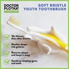 MOUTHWATCHERS Dr Plotkas Extra Soft Kids Toothbrushes Manual Flossing Toothbrushes
