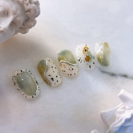 Libre Nuance Handmade Nail Tips - Oval / 리브레 뉘앙스 수제네일팁 - 오벌