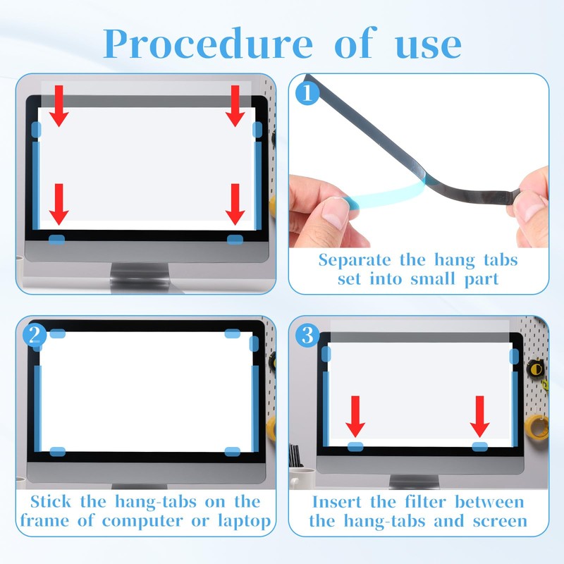 BOHUIZ 10 Pcs Laptop Screen Double Sided Tape for LED