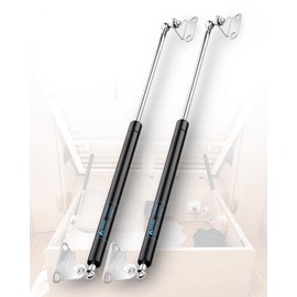 ARANA 25 inch 55 LB Gas Struts Shocks Lift-Support Gas Spring with Mounting Brackets for Heavy Duty RV Bed Camper Bed Floor Hatch Trap Door Storage Box Lid Bench Lid(Fit 44-61LB Lid), Set of 2