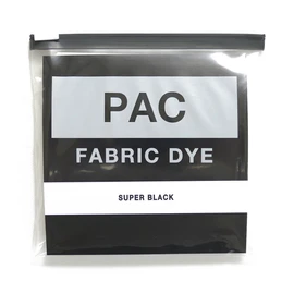 PAC FABRIC DYE Col.03 Super Black Fiber Dye with Color Fastener