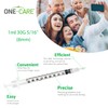 ONE-CARE Syringes 1 ml/cc, 30G x 5/16’’ (8mm), Orange Cap,