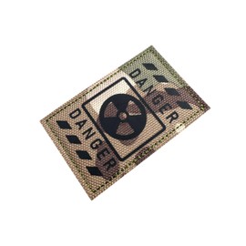 Patch Nation Danger Danger Atomic Multicam Embroidered Airsoft Paintball Patch