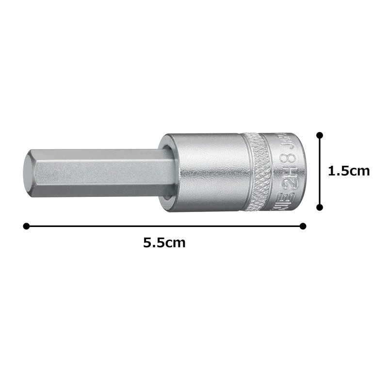 TONE Hexagon Socket 2H-08 Insertion Angle 0.25 inch (6.35 mm)