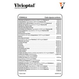 Vivioptal Vitaminas y Minerales 105 cápsulas