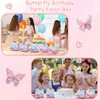 24Pcs Butterfly Party Favor Treat Box, Butterfly Floral Candy Goodie