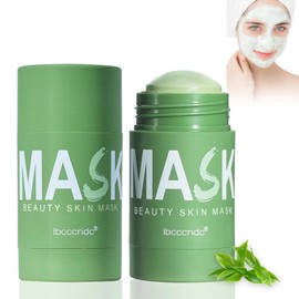 Pack of 2 Green Mask Stick, Green Tea Mask Stick, Blackhead Remover with Green Tea Extract, Green Mask Stick Original, for All Skin Types, Moisturising
