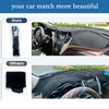 IIKSDII Dashboard Cover Mat for Kia Forte 2019-2023 2024 Accessories