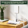 Saker Outlet Concealer Power Strip | 10ft Flat Plug Extension