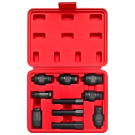 ATPEAM Motorcycle Flywheel Puller Set - 10PCS Universal Flywheel Puller for Motorcycles and ATVs