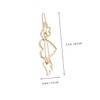 Baluue 2pcs Heart Hairpins Wing Design Non- Hair Styling Grips