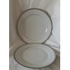 CHARTER CLUB Grand Buffet Platinum Collection 2 Dinner Plates New