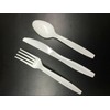 [48 Piece] Better Best White Disposable Plastic Cutlery Set, Assorted