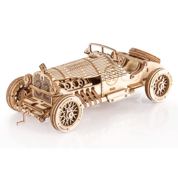 RoWood Car Wooden Model Kits for Adults to Build, 3D Wooden Puzzle Car, Vehicle Building Kits, DIY Crafts Kit, Creative Gift for Adults