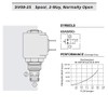 HydraForce HY SV08-25-0-N-00 - Normally Open Shut Off Valve. 2.5