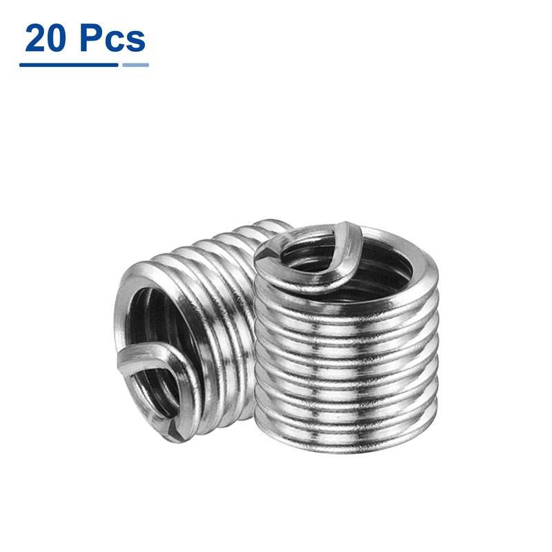 QUARKZMAN Pack of 20 Wire Inserts 1/4-20 UNC 1.5D (3/8