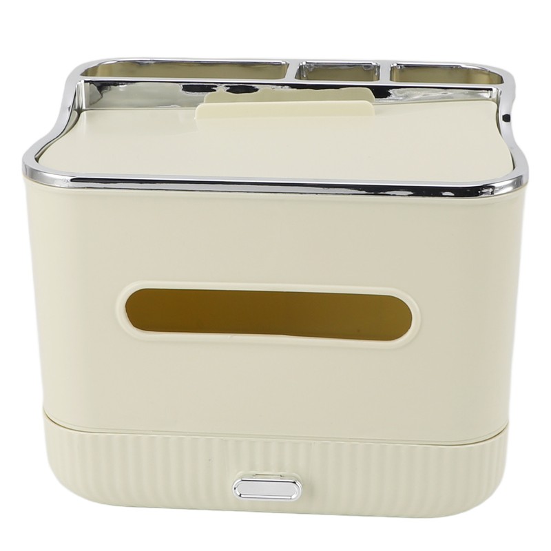 Tissue Box Organizer Multifunctional PP Plastic Space Saving Portable for