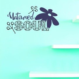 Decals - Untamed Soul Wall Art Size 10 Inches X 20 Inches