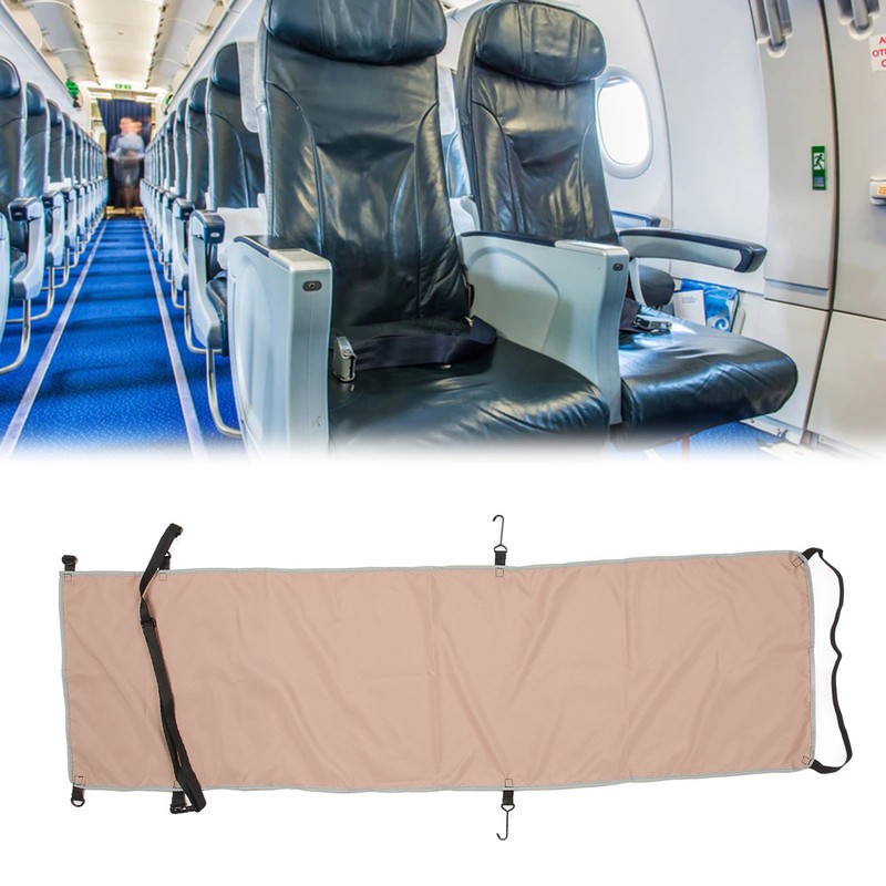 Airplane Footrest Hammock Cover Ergonomic Improve Blood Circulation Adjustable Footrest