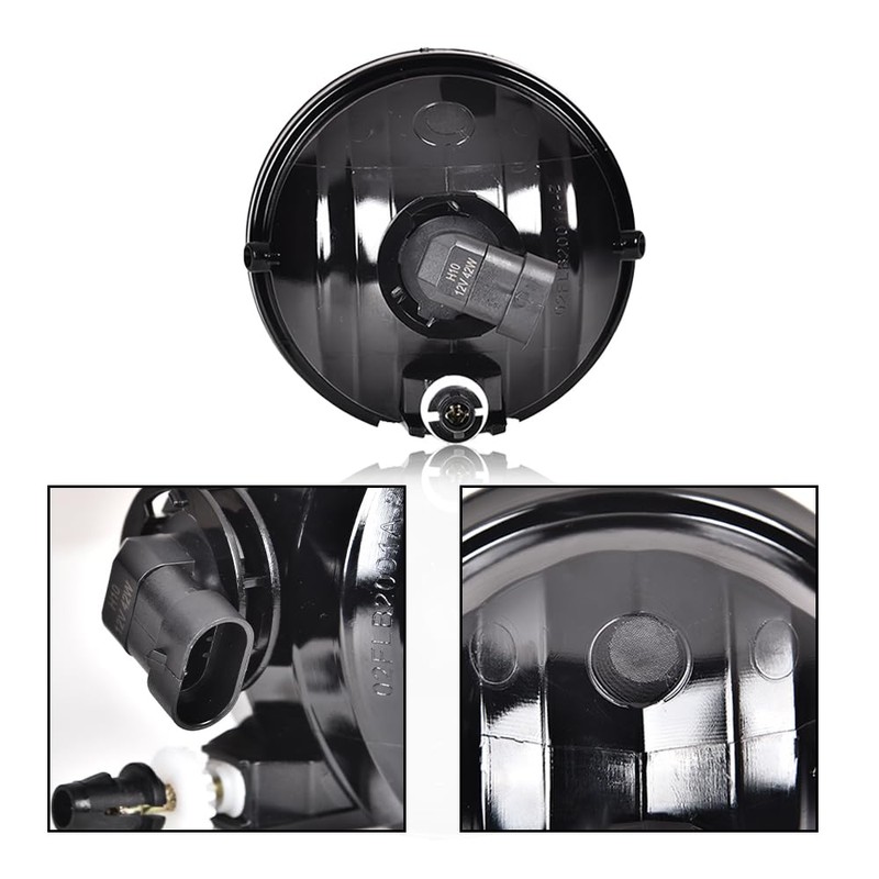 ALLGOOD Fog Lights w/Bulbs, Compatible with Toyota Tacoma 2005-2011/Sequoia 2008-2015/Tundra