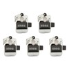 5 Pcs Clicker Counter 4 Digit Metal Case Accurate Hand