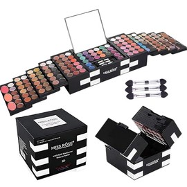 148 Color kit de Maquillaje, Paleta de Maquillaje para Mujer, Todo en Uno Sets de Maquillaje para Mujeres y Principiantes, Incluye Sombra de Ojos,... 
