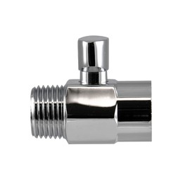 DANCO Shower Volume Control Shut-Off Valve, Chrome, 1.6 inch, 1-Pack (89171)