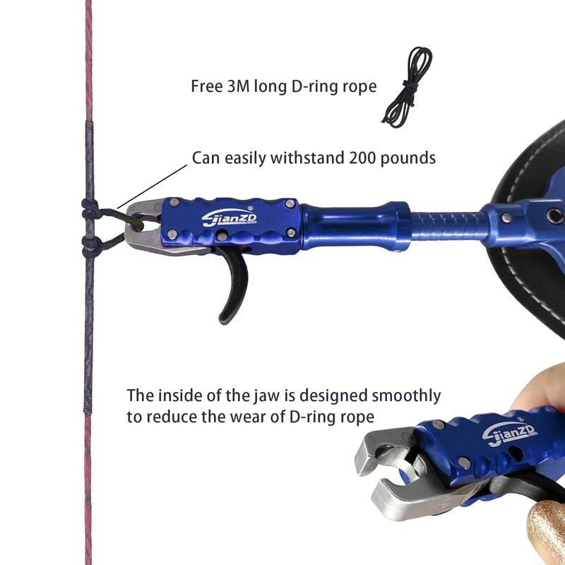 xxiaojun Adjustable Wristband Release, Index Finger Release, Composite Bow, 360