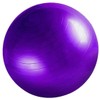 GLOW Exercise Gym Ball – Purple Fitness Yoga Swiss Ball