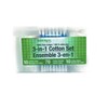 ASSURED 3-in-1 Cotton Set - Cotton Pads, Swabs & Balls