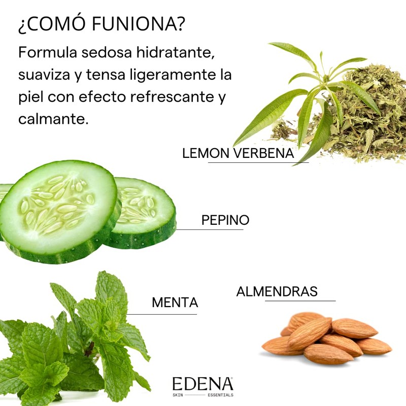 EDENA | Leche Corporal Verbena | Hidratante | Textura Ligera