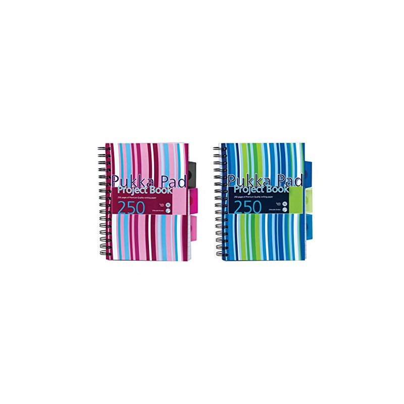 Pukka A5 Project Book Pink/Blue