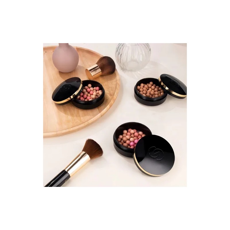 Perlas Iluminadoras Oriflame Giordani Gold con Srum Strobe Peach