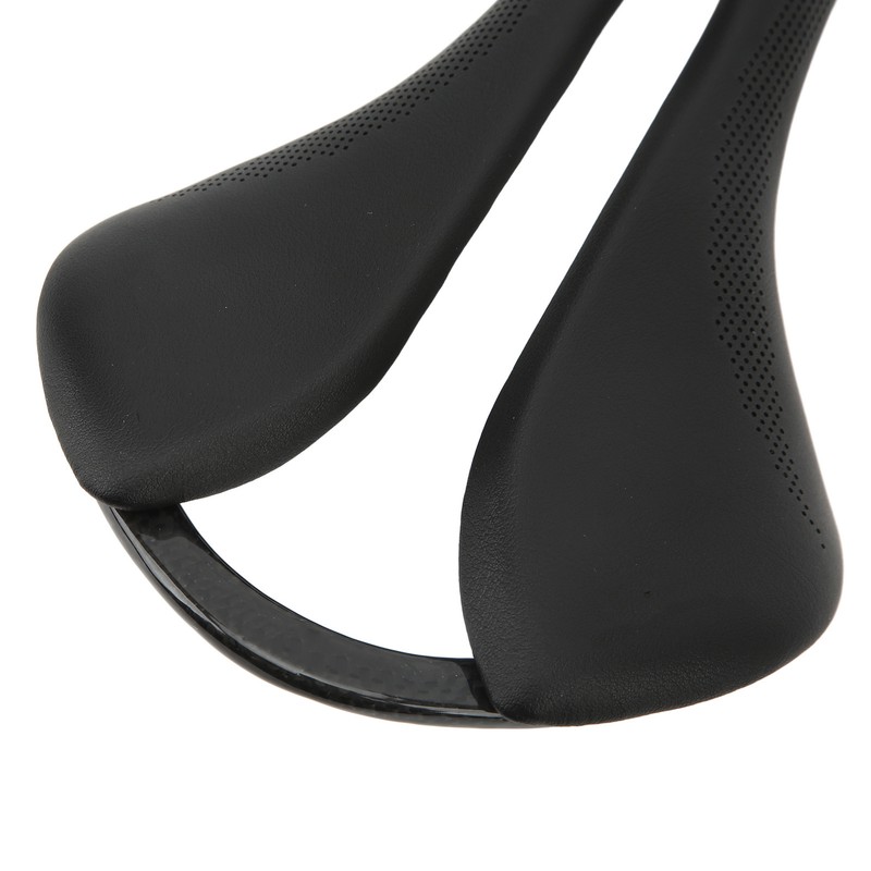Carbon Fiber Bike Saddle Microfiber Leather Surface Hollow Seat Cushion