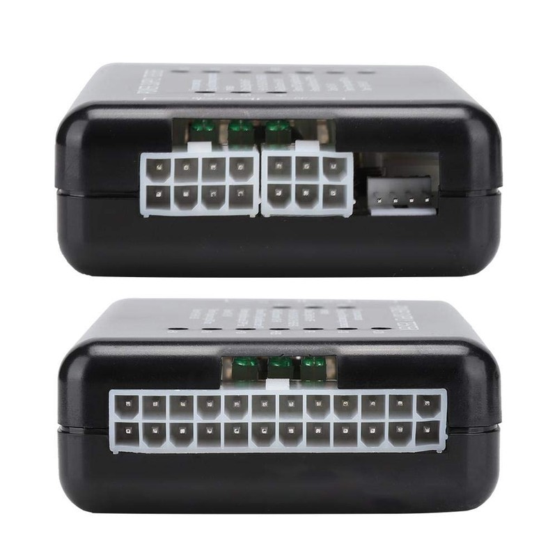 Garsent 24Pin Computer PC Power Supply Tester, PSU/ATX/SATA/HDD Connectors Power