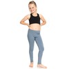 Oh So Soft Girl's Leggings Slate Blue Large