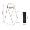 Lightweight Camping Hanging Rack Hook Design Aluminum Alloy Outdoor Camping
