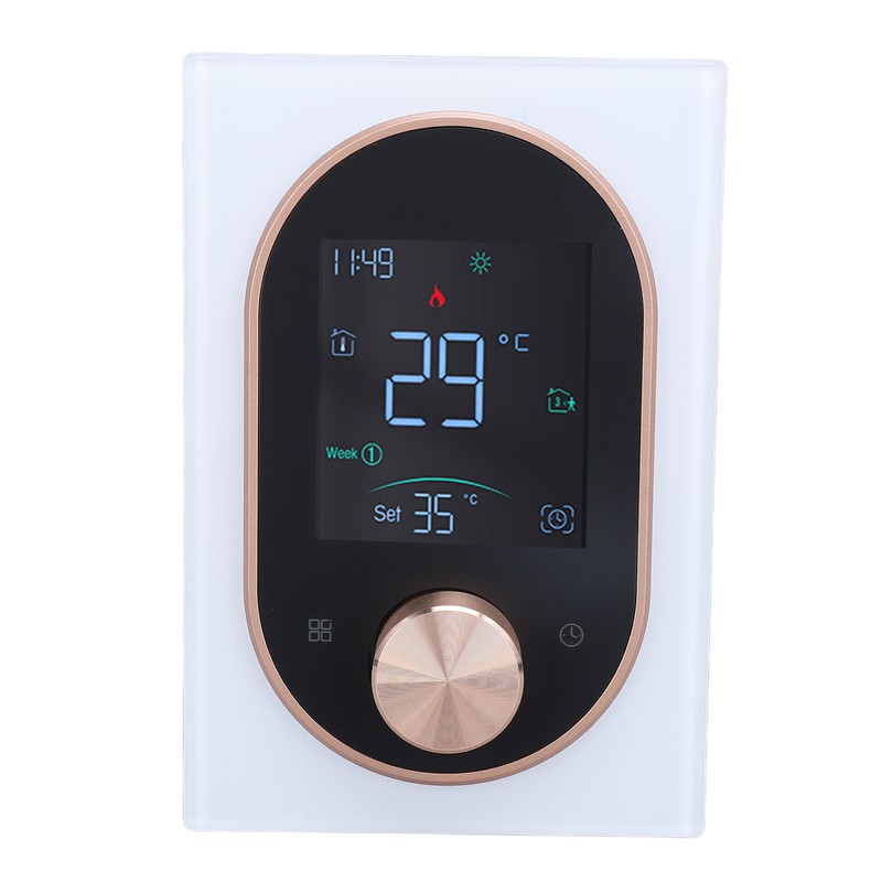 Smart Color Thermostat APP Programmable Touchscreen Knob Control Smart Temperature