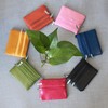 boshiho Coin Purse, Coin Case, 4 Pockets, Key Ring, Leather,