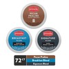Community Coffee Variety Pack Coffee Pods, 72 Count, Medium, Dark