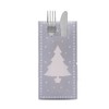 Sovie HOME Cutlery Napkins White Tree in Silver Linclass® Airlaid